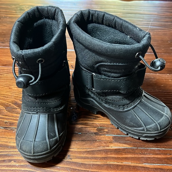 Totes Toddler Taelor Black Winter Boots Size 5T - Picture 2 of 4